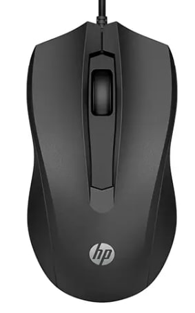 Wired Mouse HP 100 Negro por $5.990