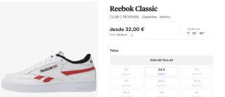 Zapatillas deportivas Asics y Reebok desde 24€ ofertazas