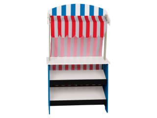 Playtive Houten speelgoedwinkel-/theater of marktkraam voor €14,99 in de Lidl webshop