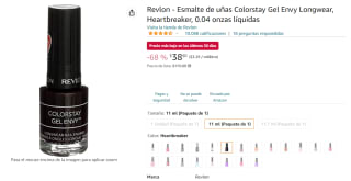Revlon Esmalte de Uñas Colorstay Gel Envy a $39 en Amazon