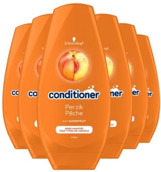 6x 250ml Schwarzkopf Perzik Conditioner voor €8,97 via Bol