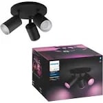 Philips Hue Opbouwspot - Fugato gu10 350lm - Zwart voor €166 bij Amazon