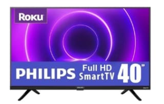 Smart TV Philips 40" Full HD con Roku TV por $3599