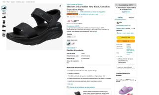 Sandalias Skechers D'lux Walker New Block Deportivas Mujer por solo 40,48€