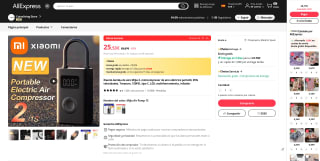 Bomba de aire Xiaomi Mijia 2 por 25,53€