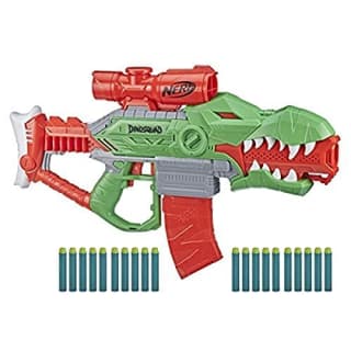 NERF Gemotoriseerde DinoSquad Rex-Rampage-dartblaster voor €17,95 bij Dagknaller