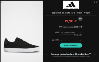 Zapatillas Adidas deporte por solo 17,90€