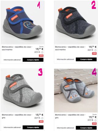 BIOMECANIC & GARVALÍN - Recopilación zapatillas por 17,99€