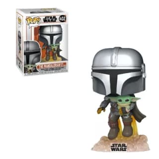 Funko Pop! Star Wars The Mandalorian - Mandaloriano Flying with The Child por 10.16€