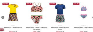 Tot 30% korting op de nieuwe collectie voor jongens en meisjes bij Merkmeisjeskleding