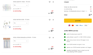 Tot 70% korting & 2+1 gratis op de sale bij HEMA