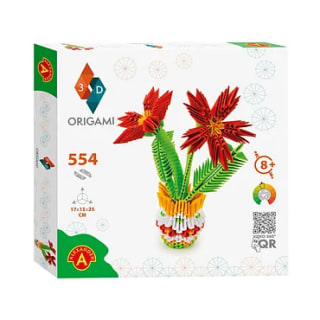ORIGAMI 3D - Bloemenvaas, 554dlg. voor €10 bij Lobbes