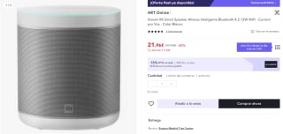 Altavoz Inteligente Bluetooth 4.2 12W WiFi marca Xiomi por 15,37€