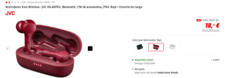 Auriculares True Wireless JVC HA-A8TRU por 18€