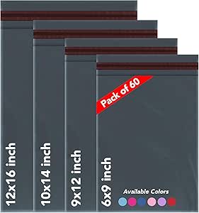 ISOUL 60 Mixed Grey Mailing Bags - £2.98