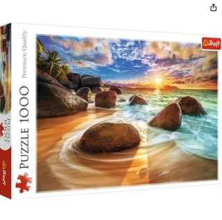 Puzzle marca Trefl Praia de Samudra Beach, India de 1000 Piezas por 7,99€