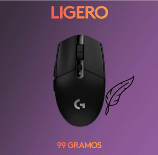 Ratón Logitech G305 LIGHTSPEED Gaming Captor HERO 12K 12,000 DPI por 28,49€ Prime Days