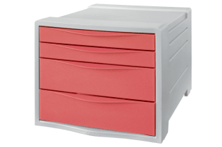 Cajones Buc 2 grandes y 2 pequeños ColourBreeze coral por 94,66€