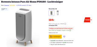 ROWENTA PU6180 Intense Pure Air Home voor€184 bij Bol