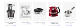 10% extra korting op diverse Kitchenaid artikelen in de sale tot 50% bij Zalando Lounge