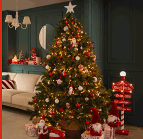 5€ descuento pedido superior 50€ en productos navideños Leroy Merlin