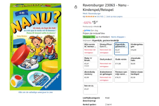 Ravensburger Nanu voor €5,07 bij Amazon