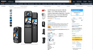 Cámara de acción SJCAM C300 4K 30fps por 124,99€