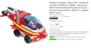 2 Unidades de Patrulla Canina Aqua Pups Figura Marshall con Vehículo Spin Master por 23.4€