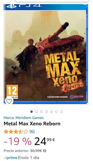 Metal Max Xeno Reborn PS4 por 24,99€.