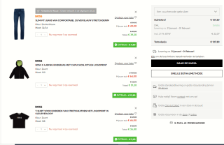 Sale bij Hugo Boss met kortingen tot 50% + 20% extra korting