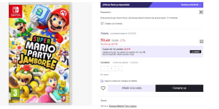 Juego Nintendo Switch Super Mario Party Jamboree por 50.48€ (Cuenta Nueva 38.48€)