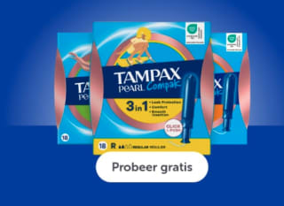 3-in-1 Tampax Compak Pearl gratis bij Kruidvat dmv cashback