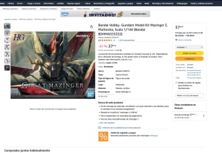 Figura Mazinger Z Infinity por solo 37,64€