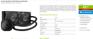 Corsair Nautilus 240 RS voor €83,90 bij Megekko