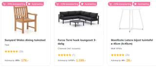 10% vroege vogel korting bij Kees Smit Tuinmeubelen