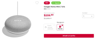 Google Home Mini por $260 en Office Depot
