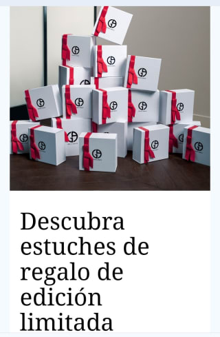 -20% en Armani Estuches de regalo.
