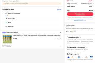 Head Padel PRO S + (2024) Lote Pack 5 Botes 15 Pelotas Padel, Profesionales, Super Veloces Homologadas Máxima Calidad Rendimiento por solo 24,57€