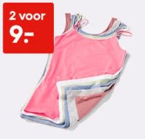 Dames hemden 2 voor €9 bij Hema