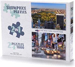 2 puzles de 1000 piezas marca Showpiece modelo Nueva York por 17,45€
