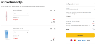 1+1 gratis op hand- en voetverzorging bij HEMA