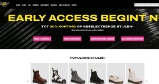 Dr Martens Black friday tot 30% korting