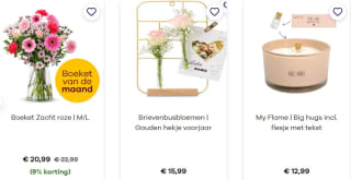 20% korting op bijna alles bij Greetz