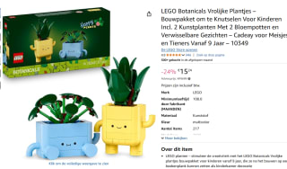 LEGO Botanicals Vrolijke plantjes voor €15,24 bij Amazon