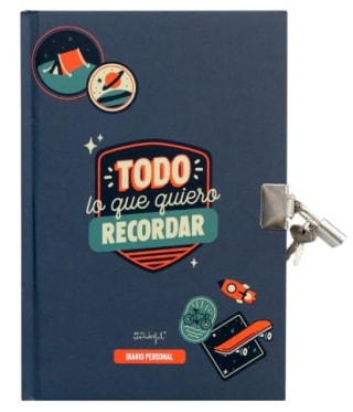 Diario con candado - Todo lo Que Quiero Recordar de Mr Wonderful por 5,49€