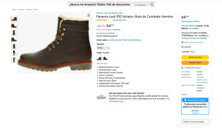 Botas Panama Jack P03 Aviator Hombre a 94,50€