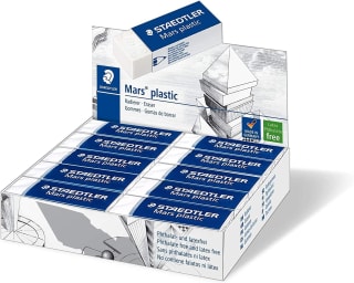Pack 20 unidades goma borrar Staedtler Mars Plastic por 6,01€