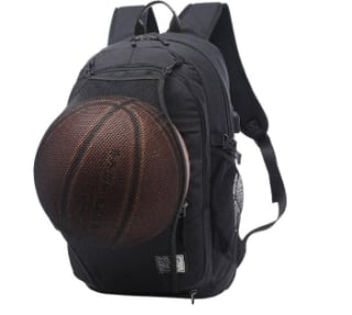 Mochila Impermeable Multiuso para Laptop 15.6 Inches o con Malla Porta Pelotas Negra por $16.490