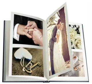 Voucher voor een A4-fotoboek met 108 pagina's hardcover voor €17,95 bij Ibood