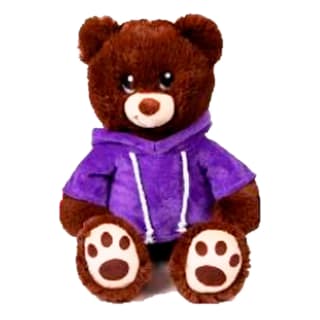 Oso de peluche con sudadera mide 30cm por 10,73€